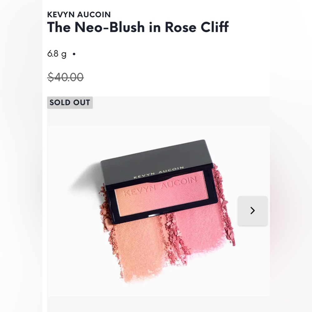 Kevyn Aucoin The Neo-Blush in Rose Cliff | Brand New In Box - Picture 10 of 12
